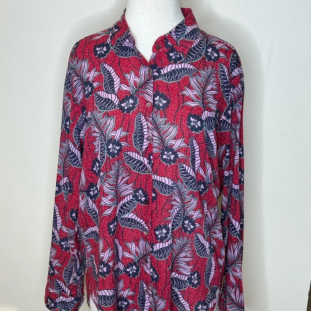 Xirena Beau Cotton Shirt Women's S EUC - Picture 2 of 9